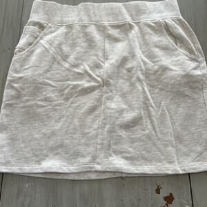 Fabletics Light Gray Anne Skirt Terrycloth Sz 1X